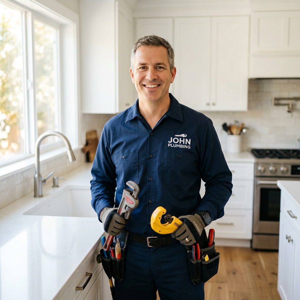 Professional John Plumbing technician ready to serve